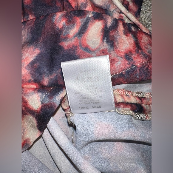 Jaded London Tie Dye Print One Shoulder Ruched Side Mini Dress Size 2 - Picture 13 of 13